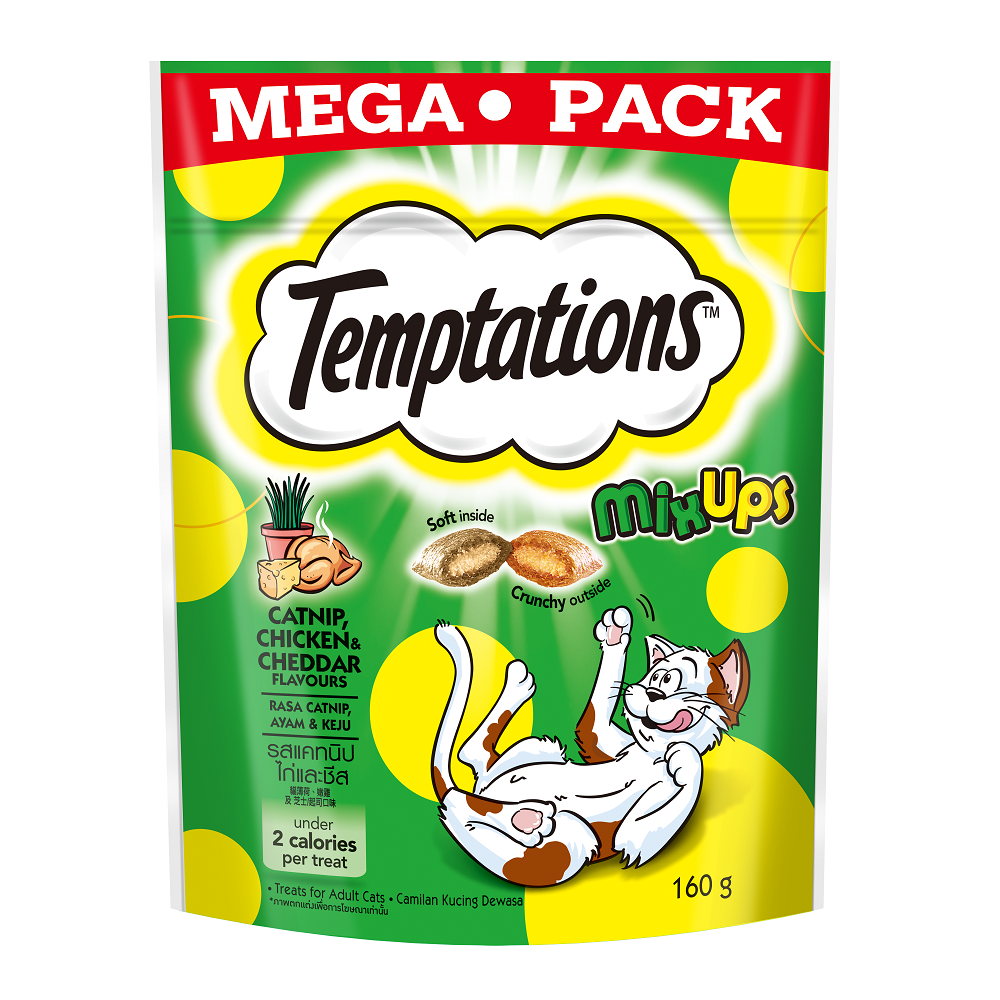 TEMP MixUps CatnipCKCheddar 160g, , large