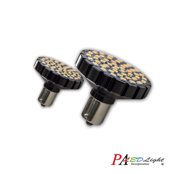 哈雷專用 LED方向燈燈泡 P21W 1156 黃光 48晶 SMD LED 哈雷子彈型燈具專用【PA LED】, , large