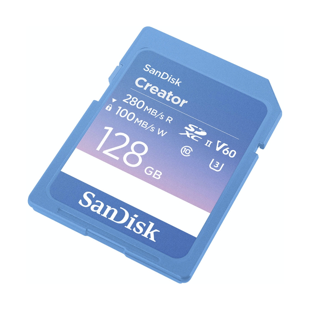 【SanDisk】Creator 128G UHS-II SDXC U3 V60 C10 記憶卡, , large