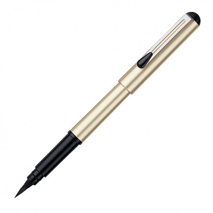 【 Pentel 飛龍 】攜帶型卡式毛筆-珠光系列-附補充墨管2入 /支 XGFKP - 多款可選, , large