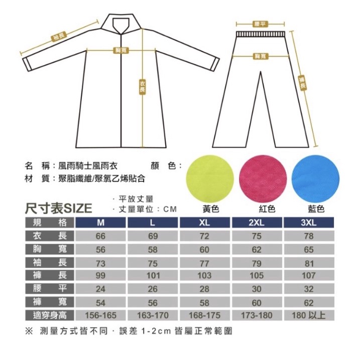【周周生活】晴雨選品館｜風雨騎士 輕量兩件式兩截機車登山雨衣｜雨衣外套, , large