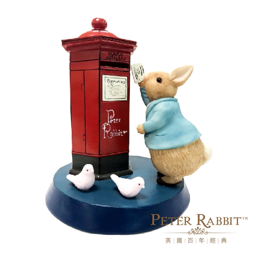 【 Peter Rabbit 比得兔】比得生活館｜英國正版授權｜ 比得兔經典英倫風存錢筒, , large