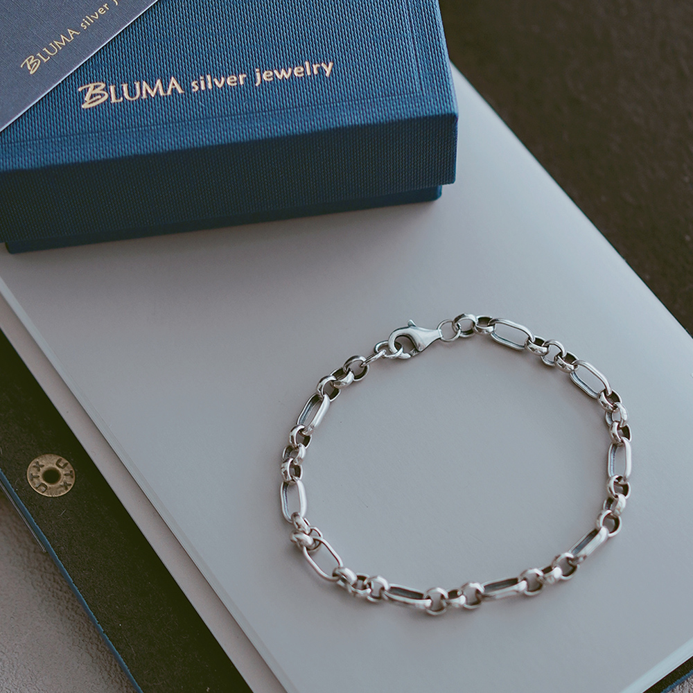 Fearless Sterling Silver Bracelet, , large