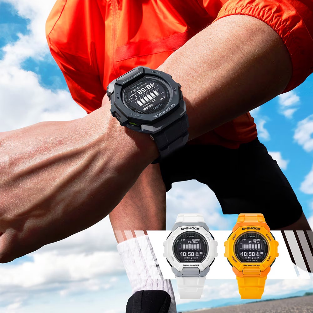 CASIO 卡西歐 G-SHOCK G-SQUAD 訓練計畫 GPS多功能運動藍芽手錶 GBD-300-9, , large