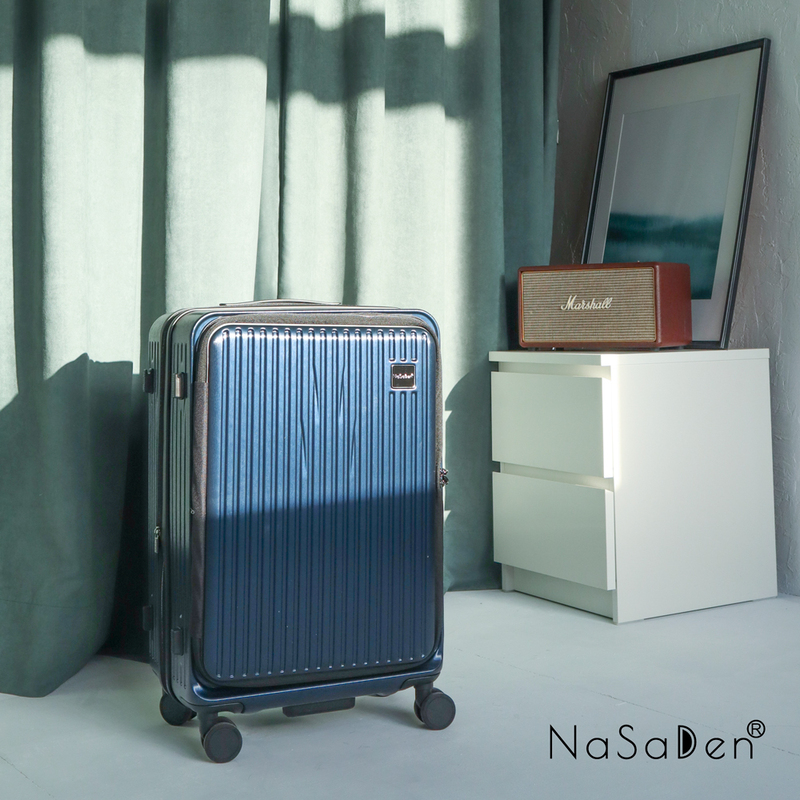 NaSaDen Rhein Series [Gentle Blue]25" Front Opening Luggage, , large