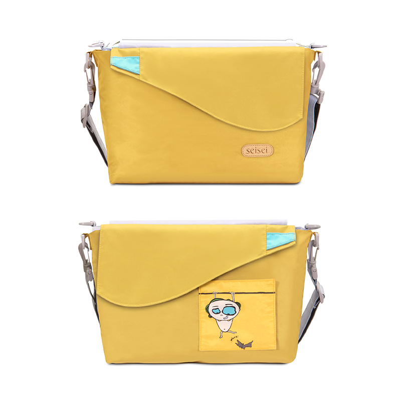 Eco-friendly Crossbody bag & tote bag Two-in-one, Reversible yoyo bag (Shamrock), , large