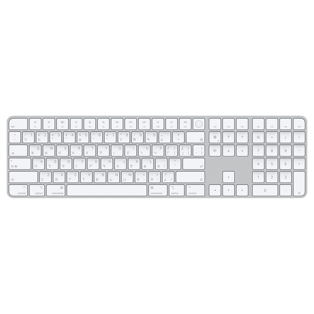 Apple Keyboard MK2C3TA/A 含 Touch ID 和數字鍵盤的巧控鍵盤 _ 台灣公司貨, , large