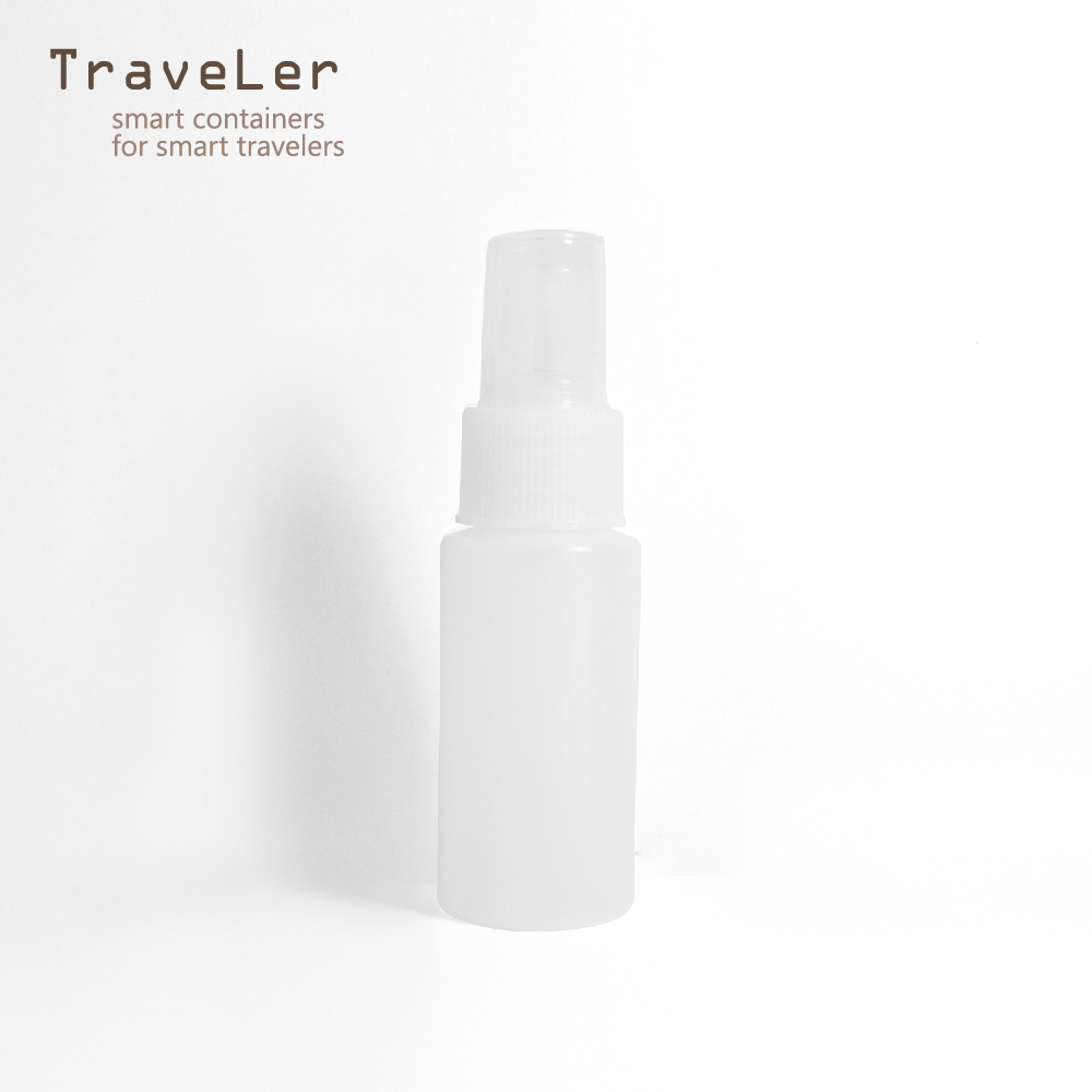 【千康嚴選】Traveler 多功能噴瓶-霧白50cc 1入 HDPE【防疫商品】隨身瓶, , large