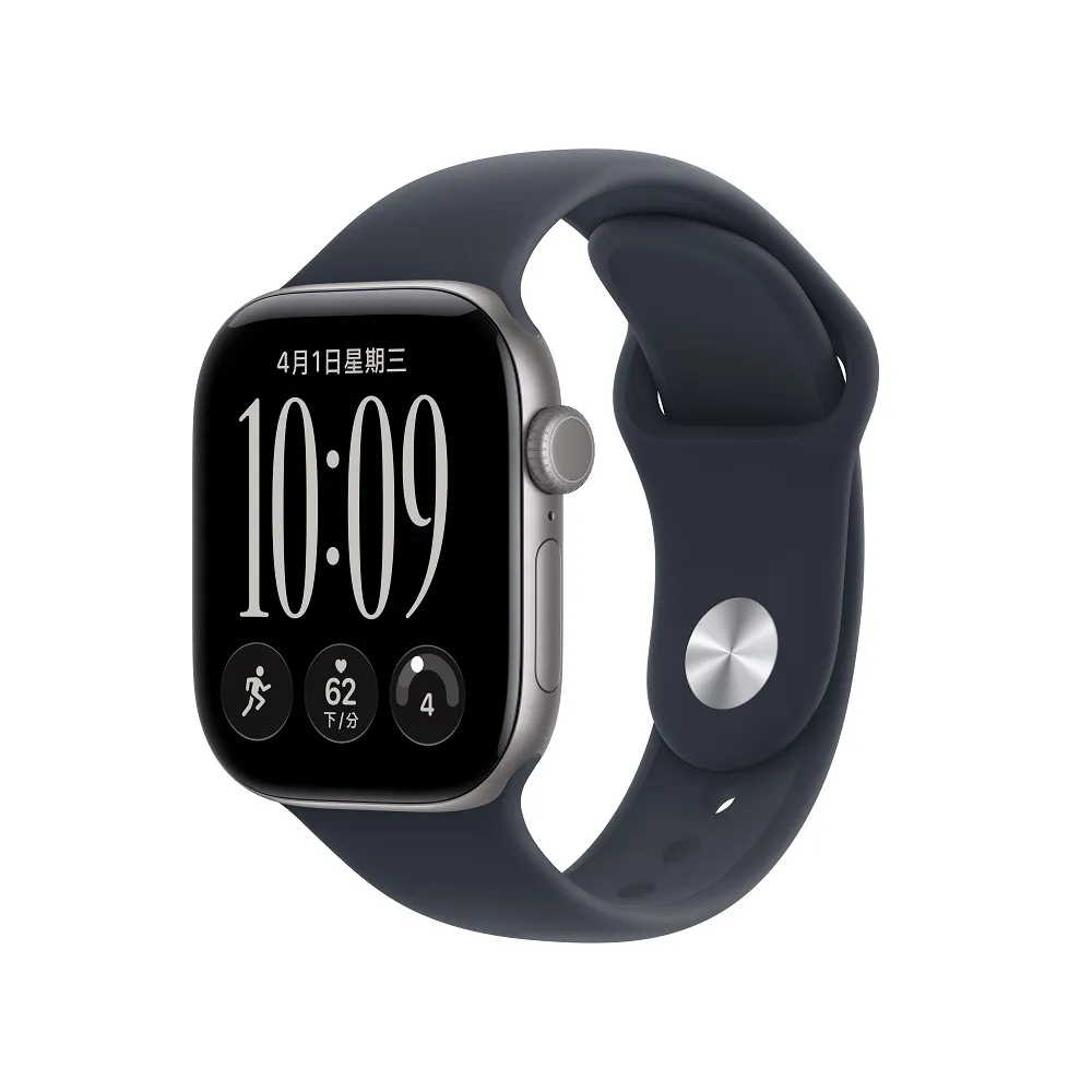Apple Watch Series 12 GPS 46mm 鋁金屬錶殼搭配運動型錶帶＋ 專用 (錶貼 & 錶套), , large