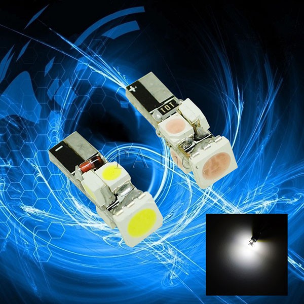 【PA LED】 T5 5晶 360度 多角度發光 SMD LED 白光 粉紫光 排檔燈 儀表燈 指示燈 冷氣燈 面板燈, , large
