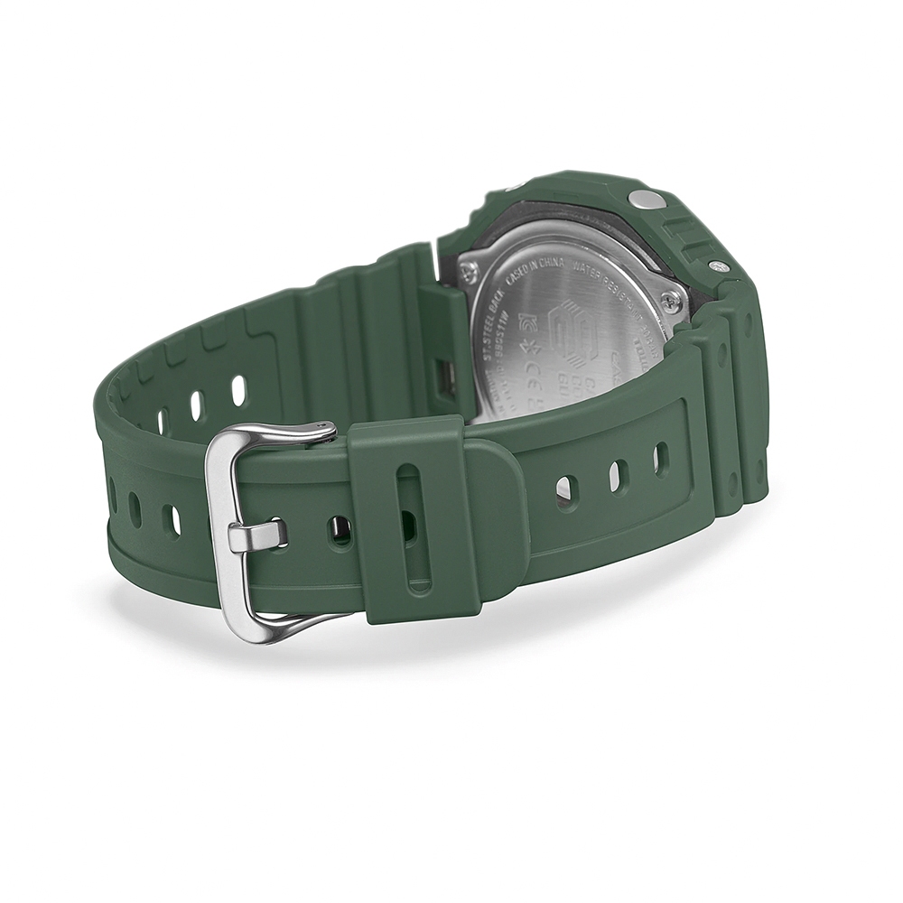 CASIO 卡西歐 G-SHOCK 藍牙 八角 太陽能 電子錶 GA-B2100-3A, , large