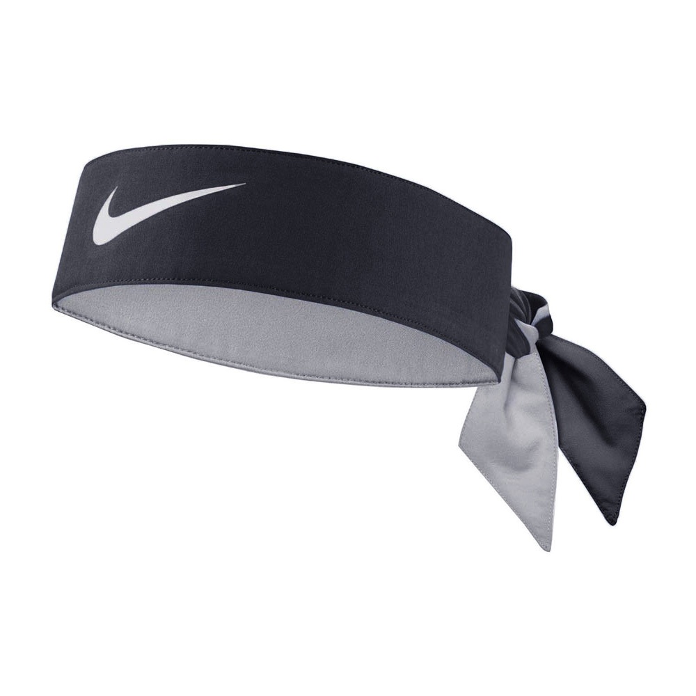 NIKE TENNIS 頭帶 訓練 戶外 運動 止汗髮帶 費德勒 納達爾 簡約 吸汗 乾爽 透氣 彈性 柔軟 黑 藍 白, , large