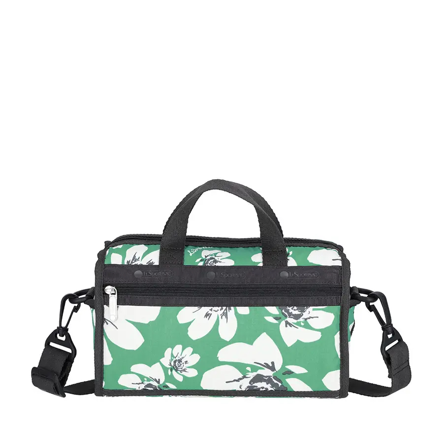 Lesportsac Mini Duffel Crossbody 迷你筒狀肩背包 / 翠綠花園, , large