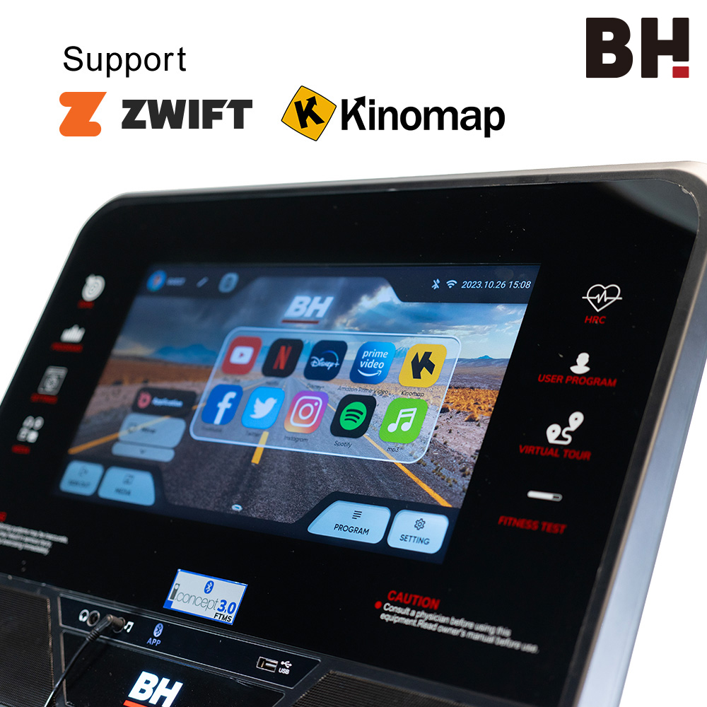 【BH歐洲百年品牌】RS1000 TFT 智能變頻跑步機, , large