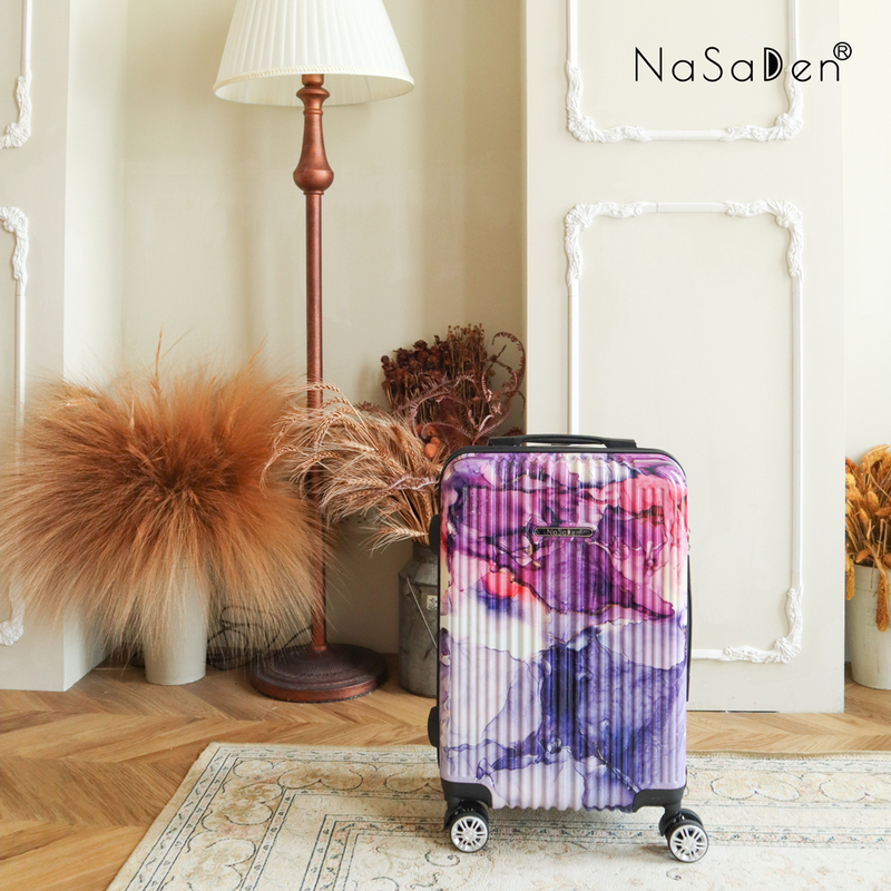 NaSaDen [Pluto Limited]29" Checked Zipper Luggage, , large