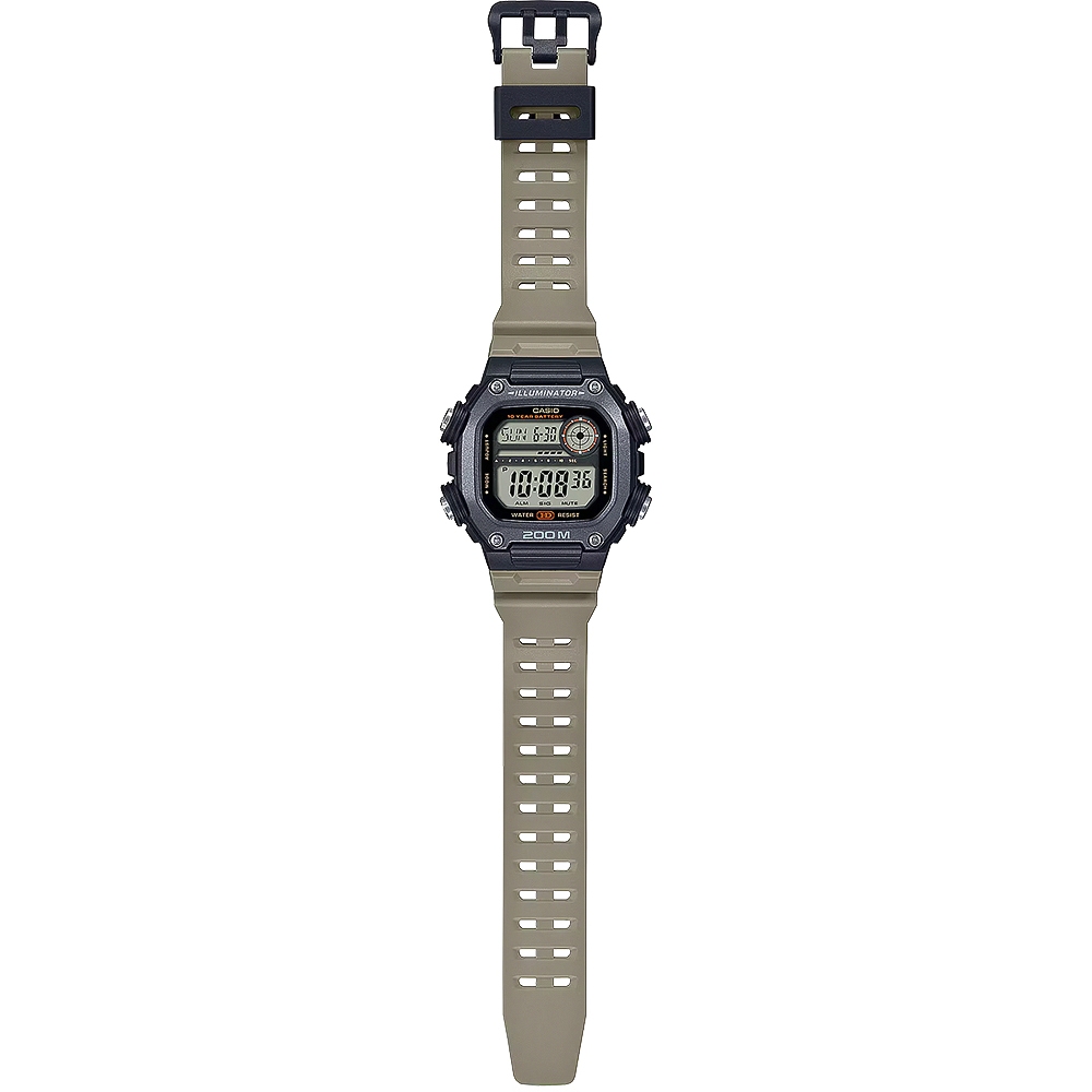 CASIO 卡西歐 10年電力 世界時間多功能運動型電子錶 手錶-沙色 DW-291HX-5AV, , large
