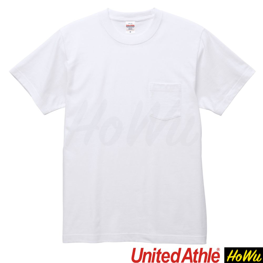 【United Athle】Japanese Premium Soft Cotton T-Shirt 5.6oz. (with pocket) (5006-01) | Howu Good Things Mall (UA Pocket Short-Sleeve T-Shirt), , large