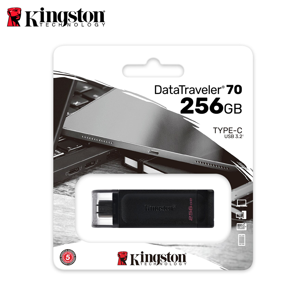 【Kingston】DataTraveler 70 256G USB 3.2 Gen1 Type-C 隨身碟, , large