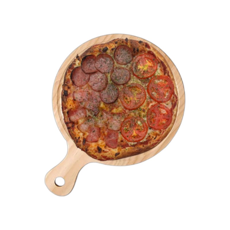 Margherita Bacon Sausage Pizza, , large