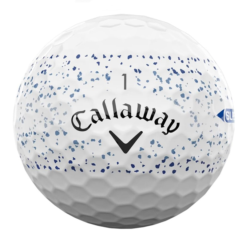 Callaway 高爾夫球 Supersoft Splatter  12入/盒 360度環彩 藍色, , large