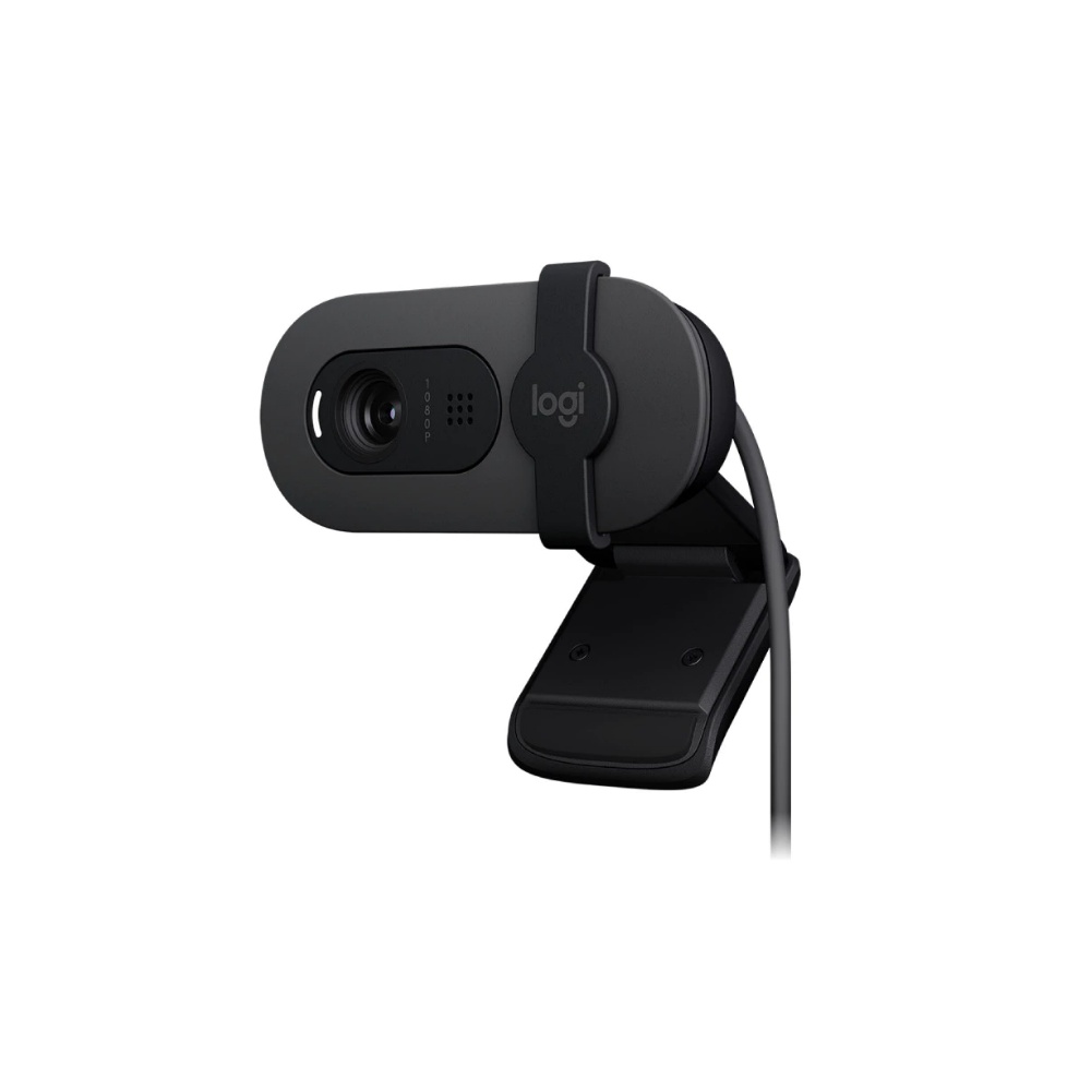 【 Logitech 羅技 】Brio 100 石墨灰 順暢 視訊通話 網路攝影機, , large
