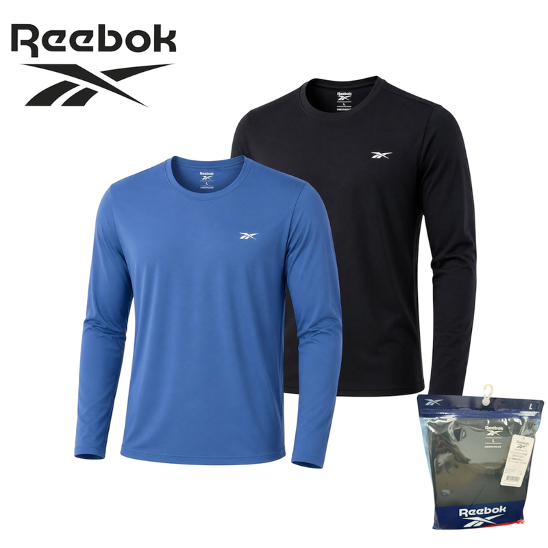 REEBOK輕量圓領保暖衣, , large