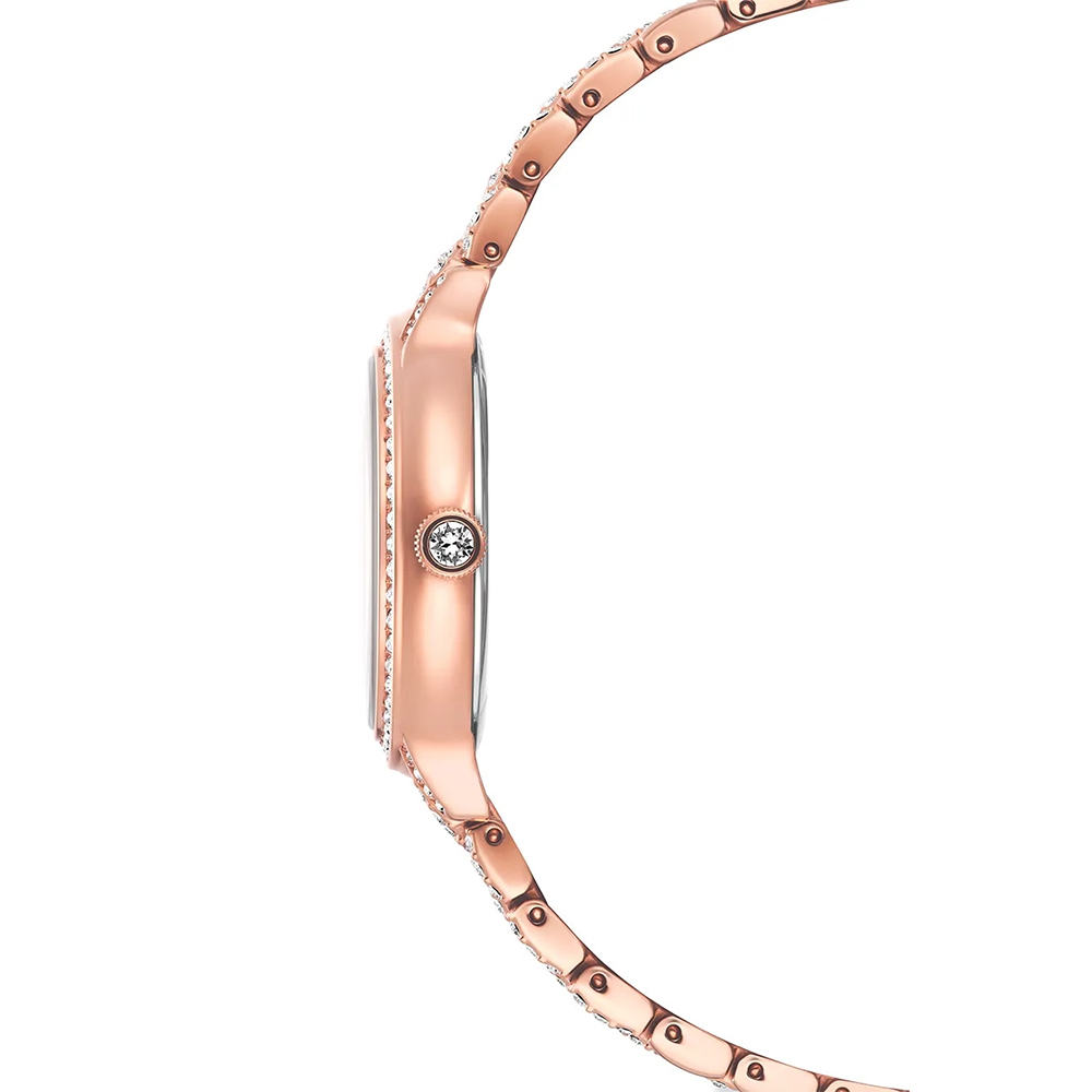 SWAROVSKI 施華洛世奇 Imber 輕奢時尚珍珠貝水晶女錶 手錶-綠x玫瑰/31mm 送禮 推薦(5746221), , large