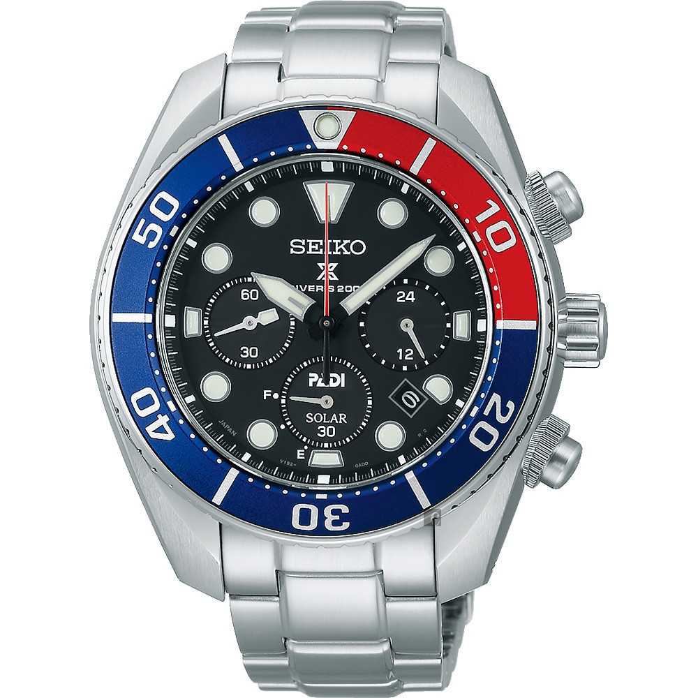 SEIKO 精工 Prospex SCUBA PADI 太陽能潛水錶 V192-0AD0R/SSC795J1, , large