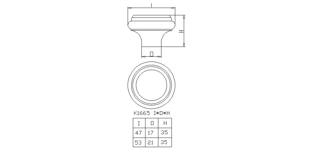 Zinc Knob, , large