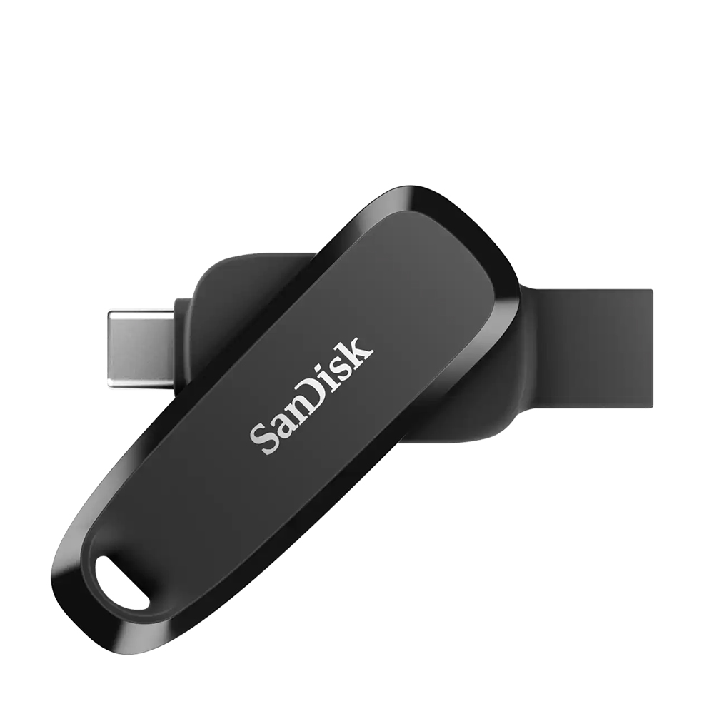 【SanDisk】Phone Drive DDC6 黑色 512G TYPE-C USB 3.2 雙用 OTG 旋轉隨身碟 讀取速度 100MB/s, , large