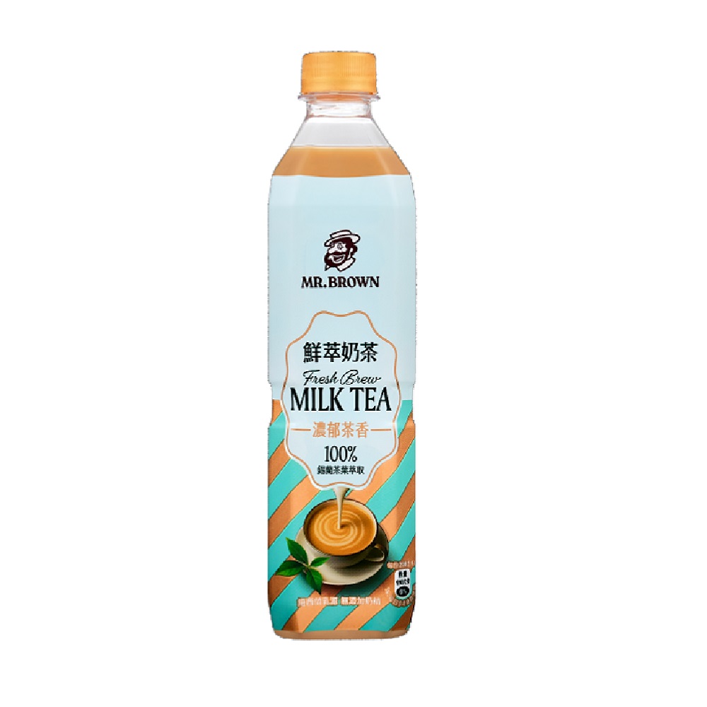 伯朗鮮萃奶茶 580ml, , large
