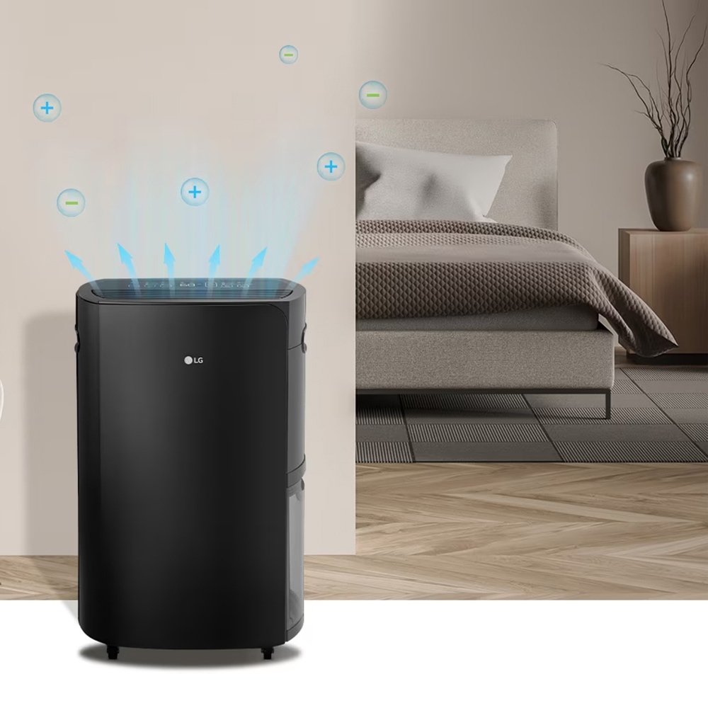 LG 25.6L PuriCare&trade; WiFi Dual Inverter Dehumidifier WD261VKF0, , large