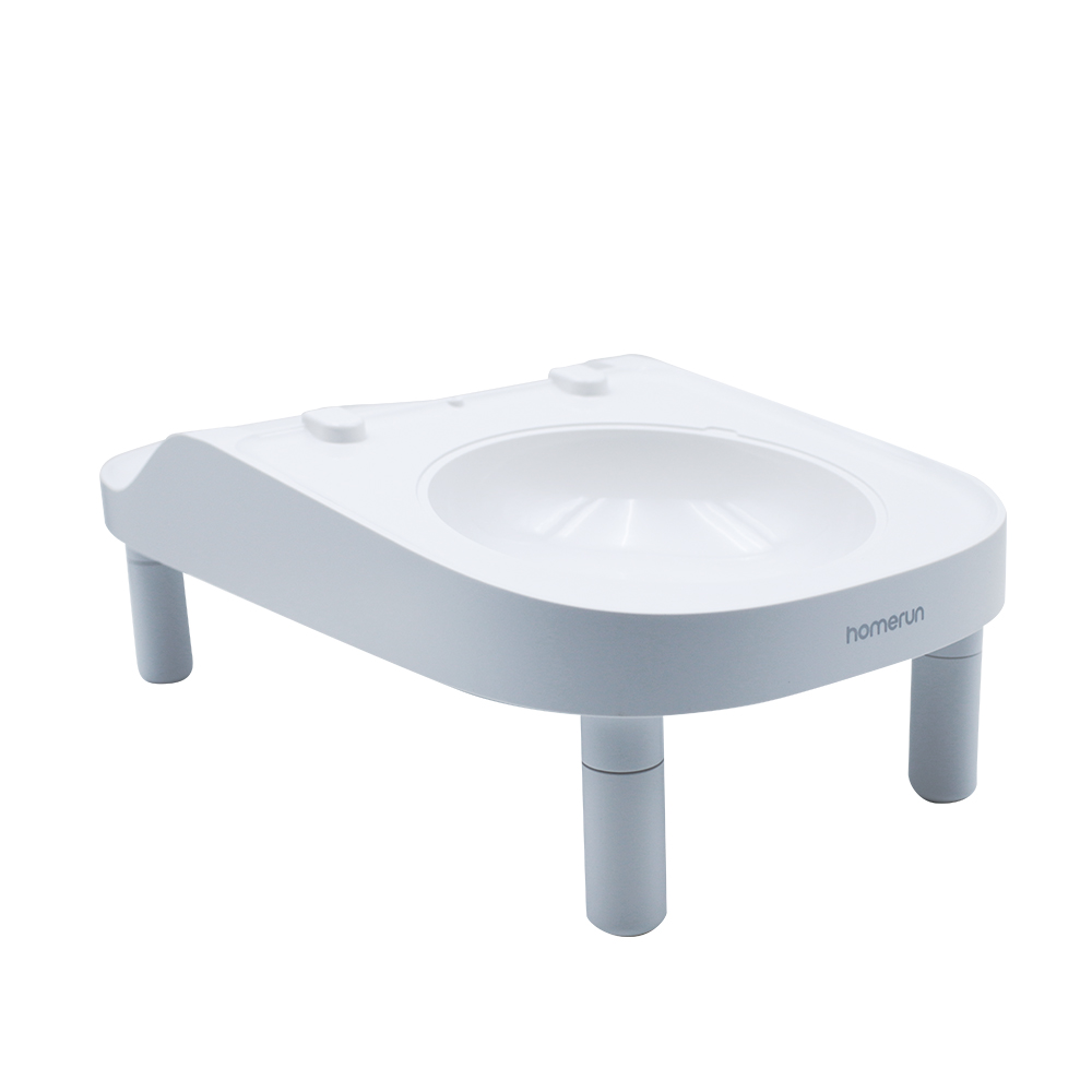Homerunpet Pet feeder raised food stand Single bowl raised stand, , large