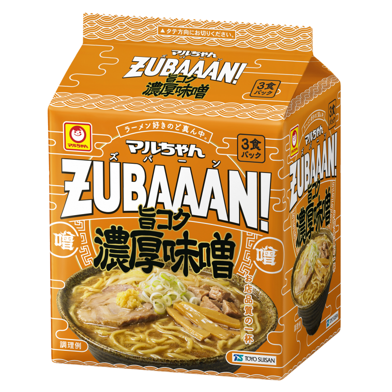 東洋水產濃厚味噌風味拉麵3入, , large