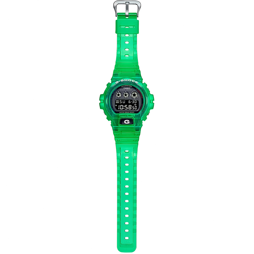 CASIO 卡西歐 G-SHOCK 繽紛半透明手錶 DW-6900JT-3, , large