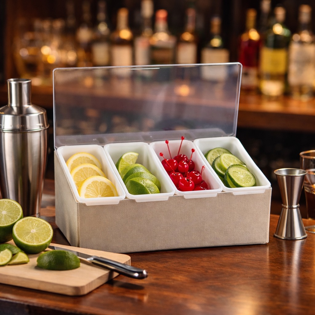 S/S Condiment Holder, , large