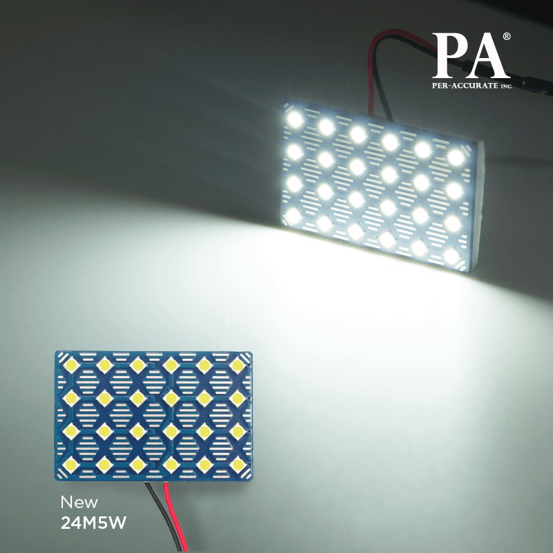 【PA LED】雙尖 T10 BA9S 24晶 3030 SMD LED 超白光 燈板 室內燈 閱讀燈 行李箱燈, , large