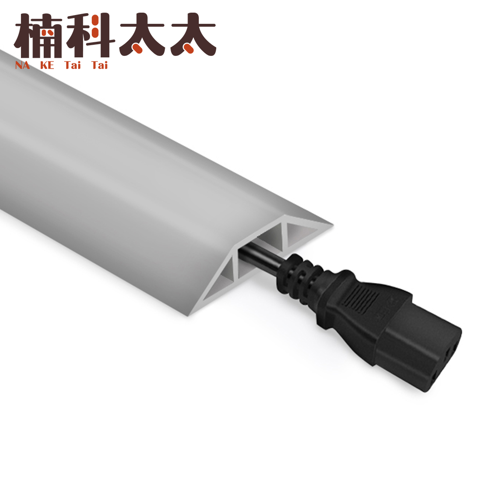 室內外PVC軟膠線槽-灰色4公分 618-CDGR40, , large