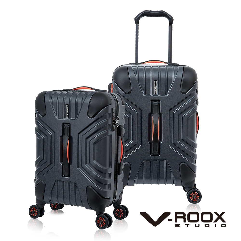 【PANTHEON PLAZA】展示品限量出清 V-ROOX SHIELD 20吋 神盾硬殼雙層防爆拉鍊胖胖箱 硬殼拉鍊箱 SHIE-59239 天峰藍, , large