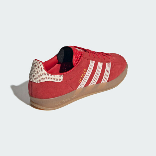Kixpress-Adidas Gazelle Indoor W 女 運動休閒鞋 德訓鞋 復古 膠底 百搭 紅 [JI2756], , large