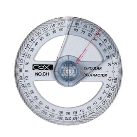 COX三燕 10CM可旋轉式圓型尺(C11), , large
