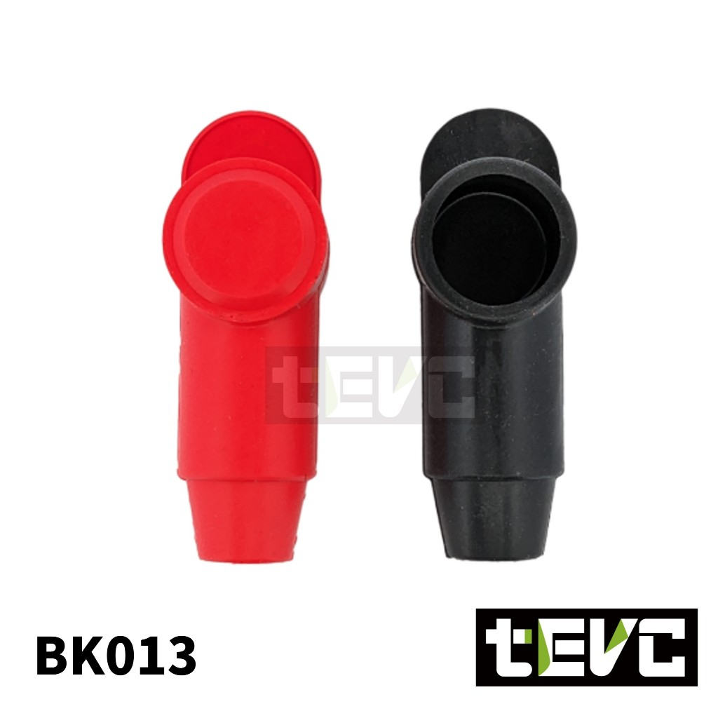 《tevc》BK013 電瓶保護 菸斗型 保護套 電樁頭 發電機 橡膠套 絕緣保護套 橡膠套 防塵蓋, 紅, large
