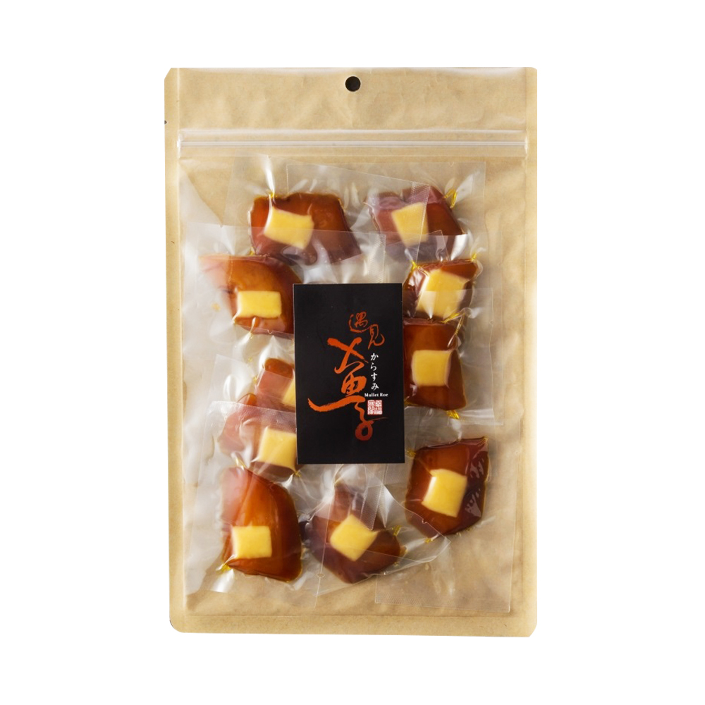 【ThinkFoods】Bite-Sized Spicy Mullet Roe (Small Pack), , large