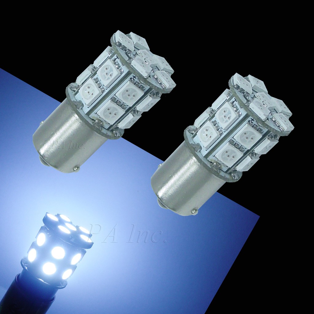 【PA LED】1156 單芯 平角 20晶 60晶體 SMD LED 倒車燈 日行燈 煞車燈 方向燈 後霧燈 七色可選, , large