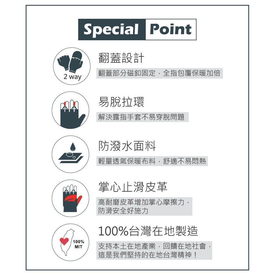 戶外防風系列 保暖絨帽+翻蓋兩用防風手套 HP6191/HP6190/HP6195, , large