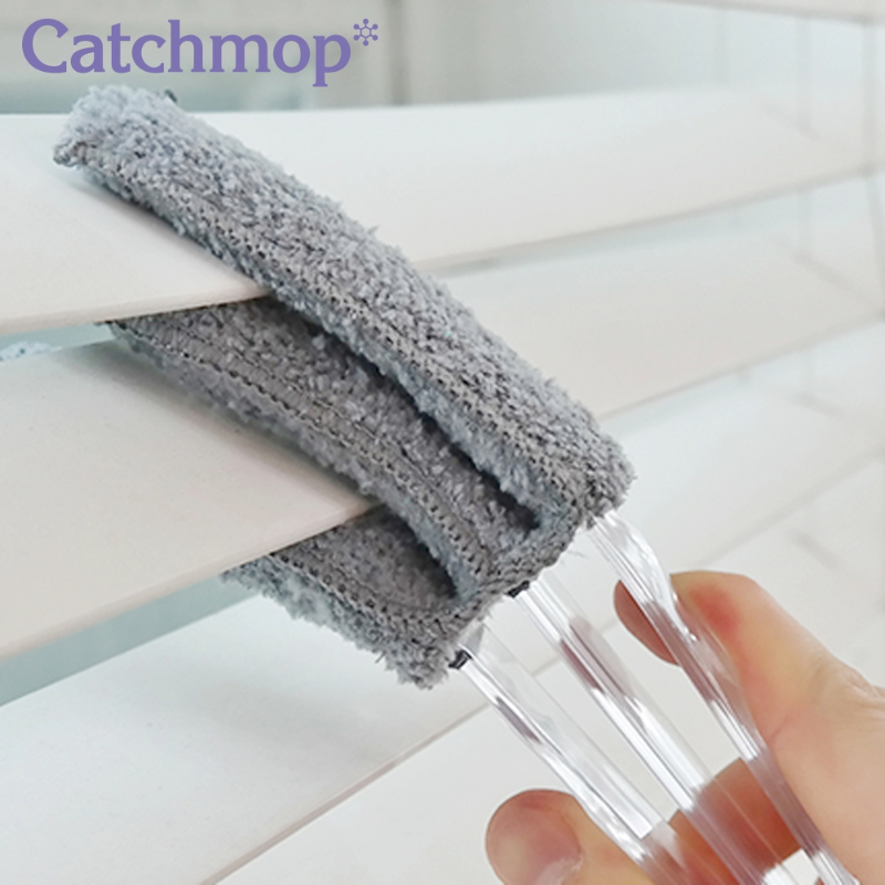 【THE LOEL】Catchmop Venetian Blind Cleaning Brush (with stand) / Patented New Concept Eco-friendly Barbed Cleaning, , large