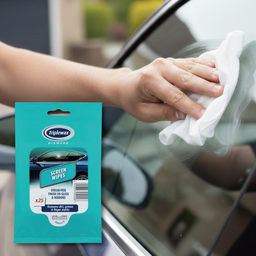 Triplewax Diamond Screen Wipes, , large