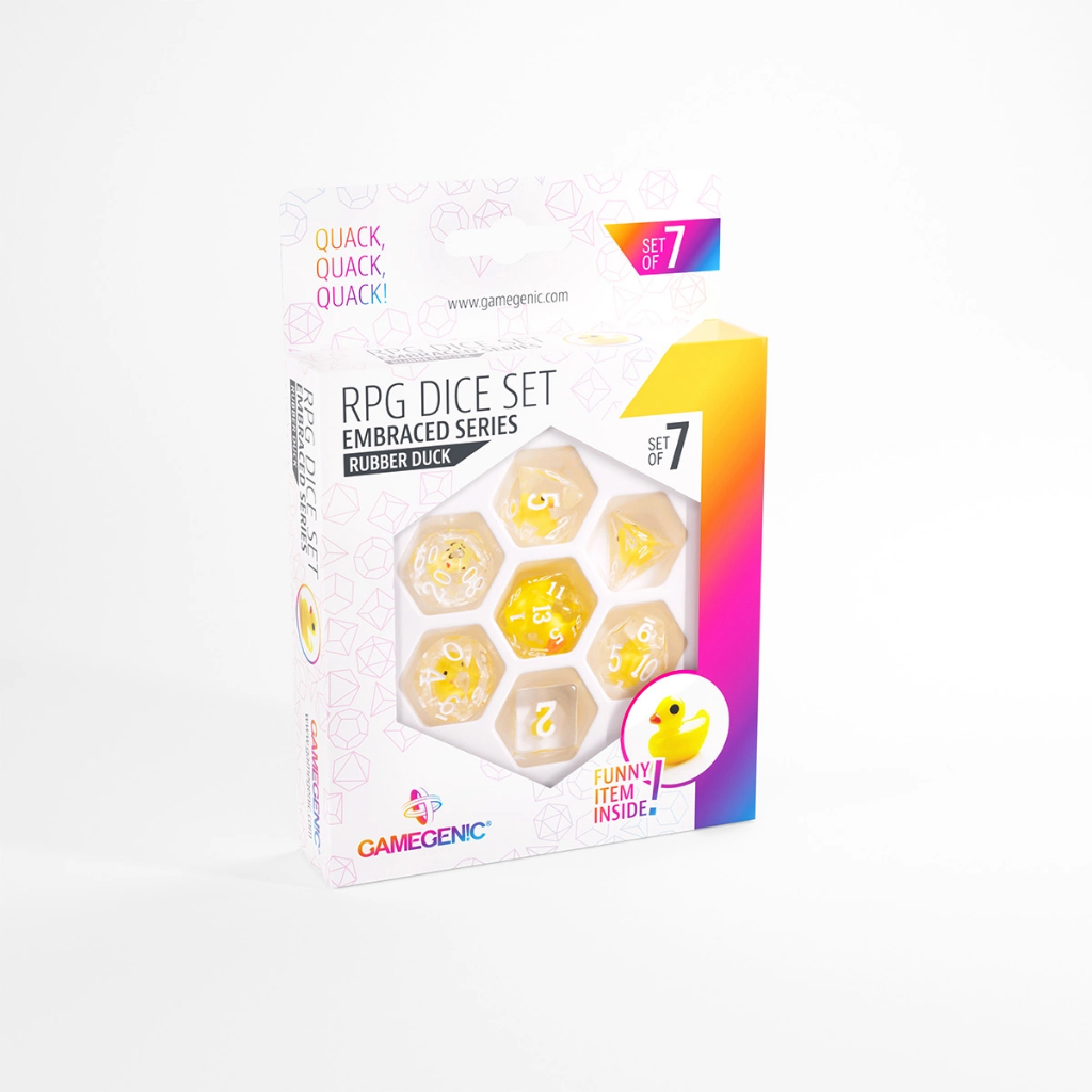 【Asmodee】琥珀系列 RPG骰子7入組Gamegenic EMBRACED SERIES - RPG DICE, , large