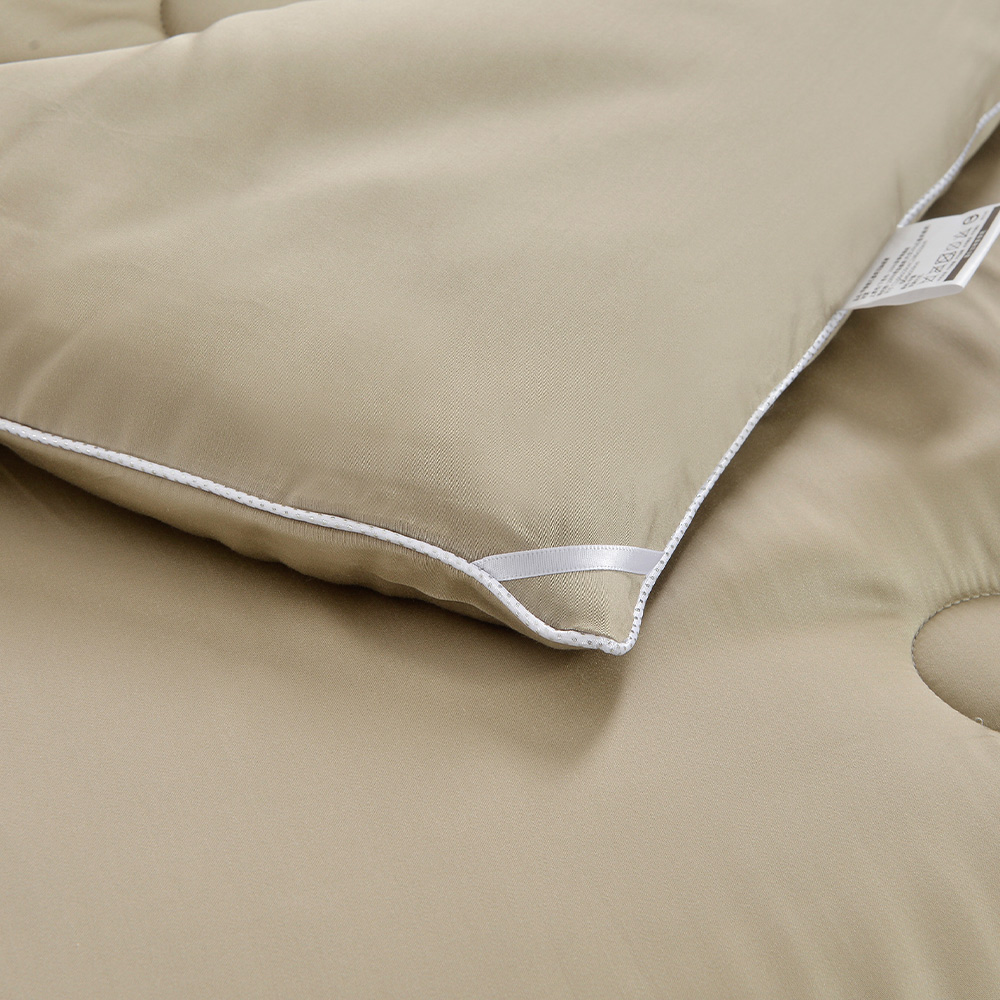 [LY SHIN BEDDING] Betrise Milk Tea Coffee-Top 300 yarn lyocell fiber graphene technology antibacterial down velvet warm winter quilt (single 5x7 feet), , large