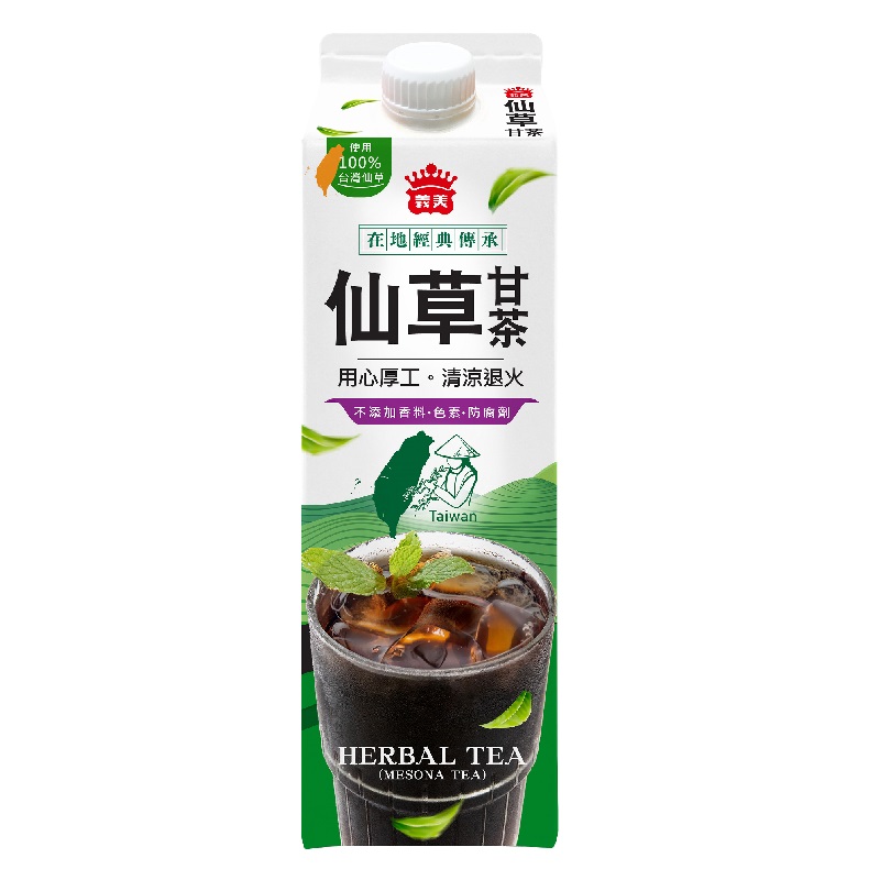 義美仙草甘茶946ml, , large